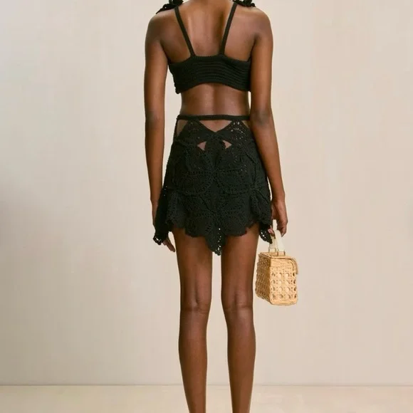 Cult Gaia Black Mini Skirt - Picture 3 of 3